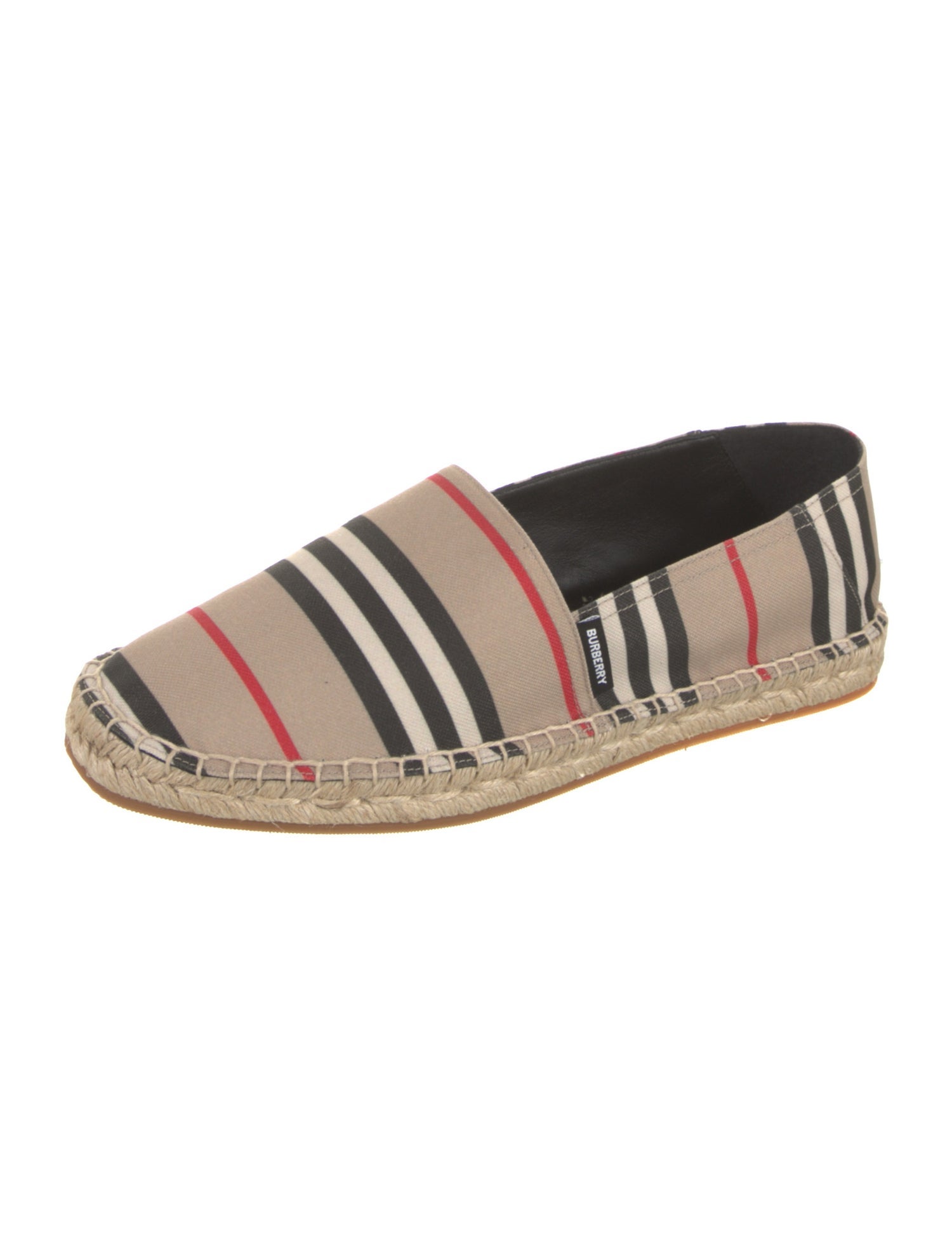 Burberry London Canvas Striped Espadrilles